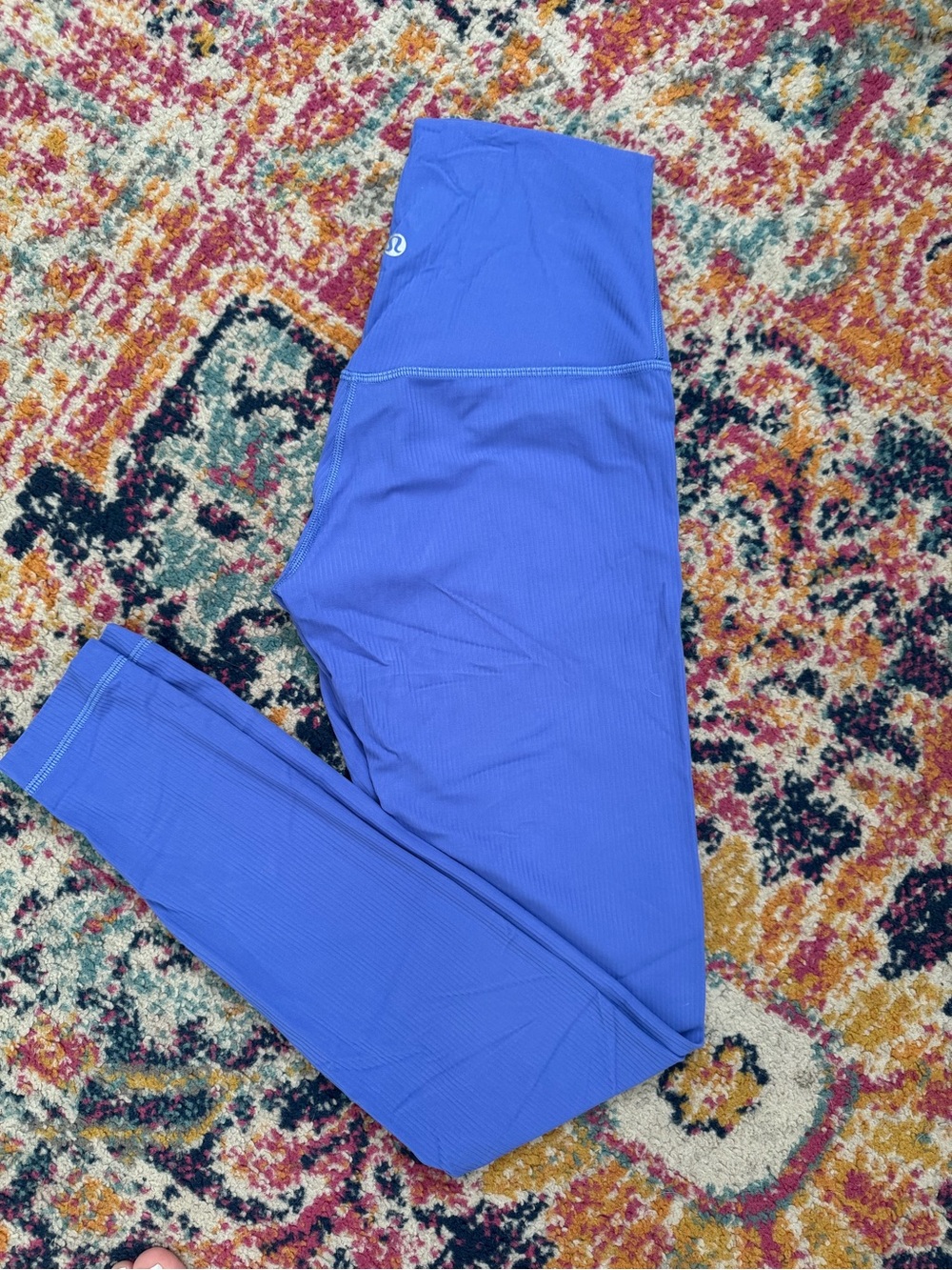 lululemon athletica Cobalt Blue High-Rise Ribbed Leggings